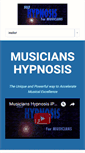Mobile Screenshot of musicianshypnosis.com
